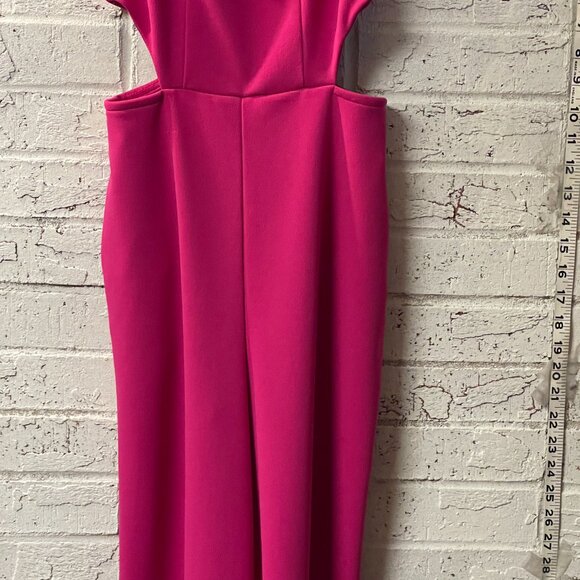 Crystal Sky Hot Pink Cutout Jumpsuit - XS - Barbiecore Chic ๐๐ฅ - Picture 3 of 10